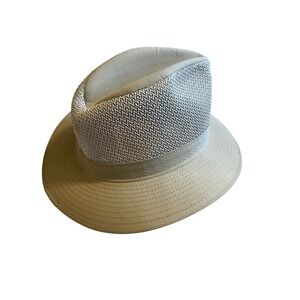 Henschel Hat Co Breezer Mesh Safari Sun Hat Tan Khaki SPF Solarweave Mens Medium